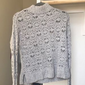 American Eagle Grey Knit Sweater